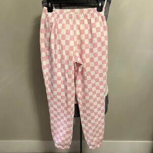 Target Grayson Threads Pink Checkered Sweatpants